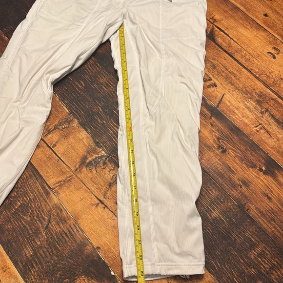 Lululemon Mid Rise Dance Studio Crop White Pants size 4 - Picture 6 of 8